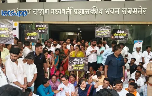 आमदाराचे फ्लेक्स लावायला गुलाम झाले का? संतप्त शेतकऱ्यांच्या आक्रोशानंतर थोरातांचे खडेबोल