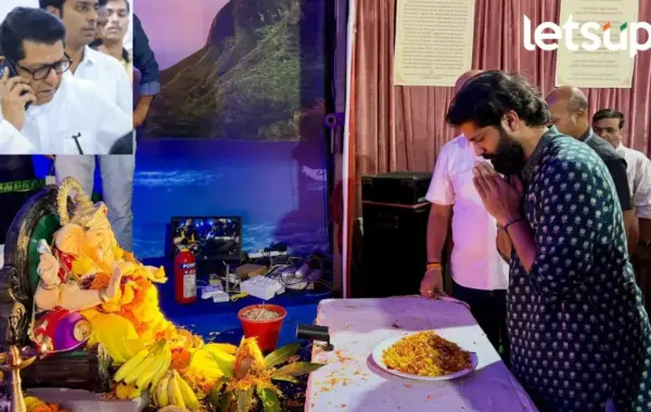 दगडूशेठच्या दर्शनासाठी अमित ठाकरेंची हजेरी; राज ठाकरेंबद्दल गणरायाच्या चरणी केली ‘ही’ प्रार्थना